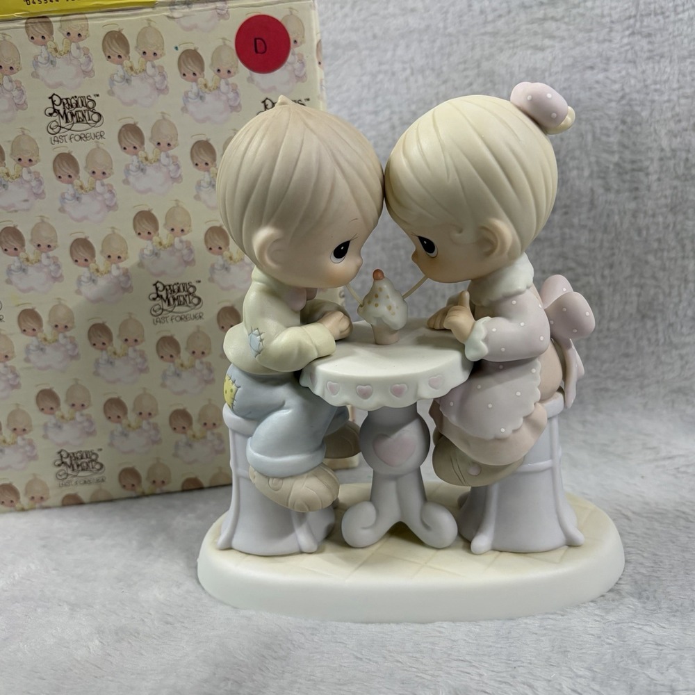 Precious Moments 524336 Our Friendship Is‎ Soda-licious Figurine 1992 w Box